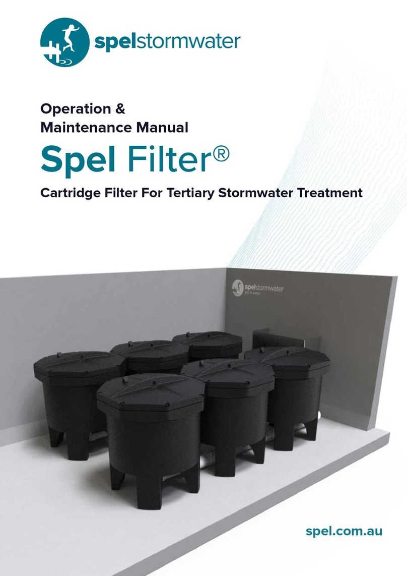SPEL Spel Filter Operation & maintenance manual