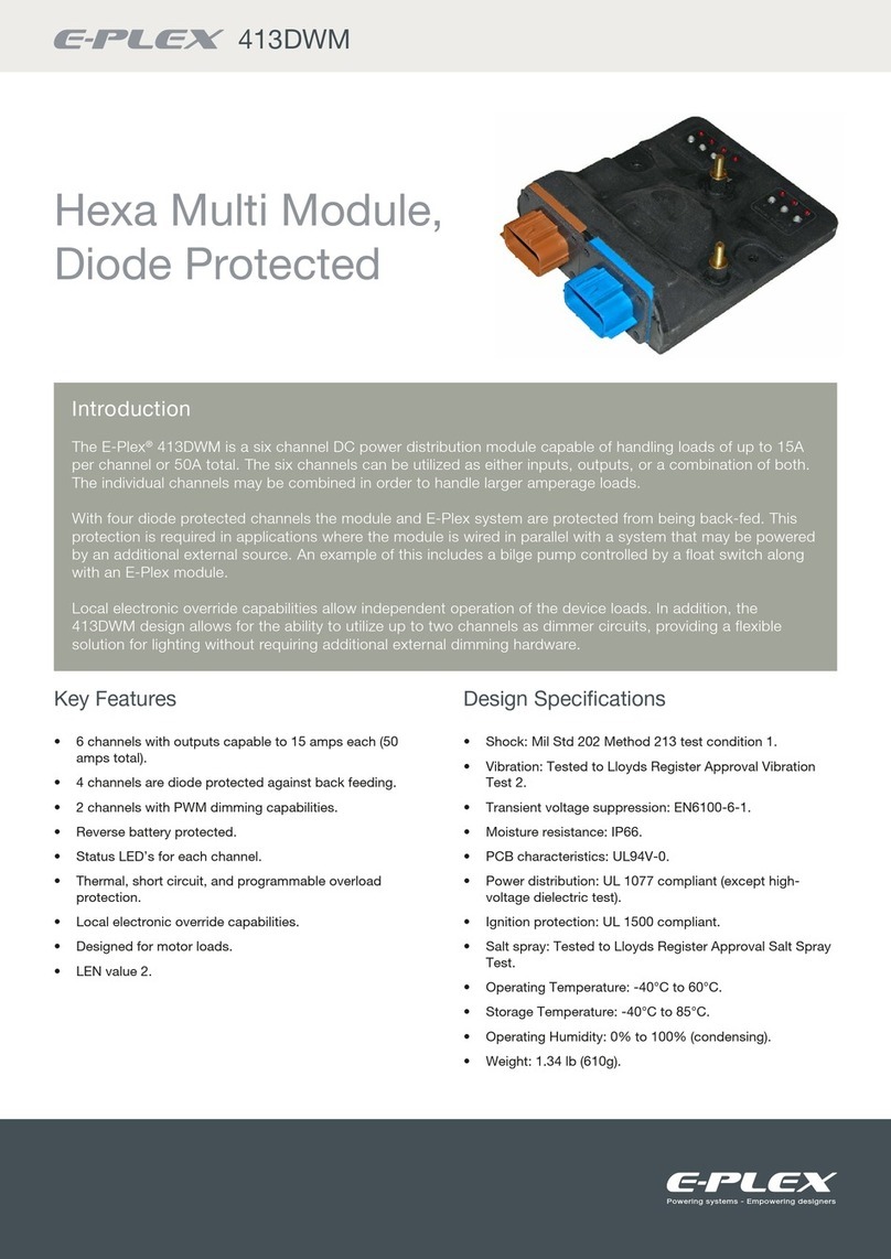 E-Plex 413DWM instructions