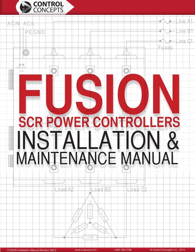 Control Concepts Fusion Installation & maintenance manual