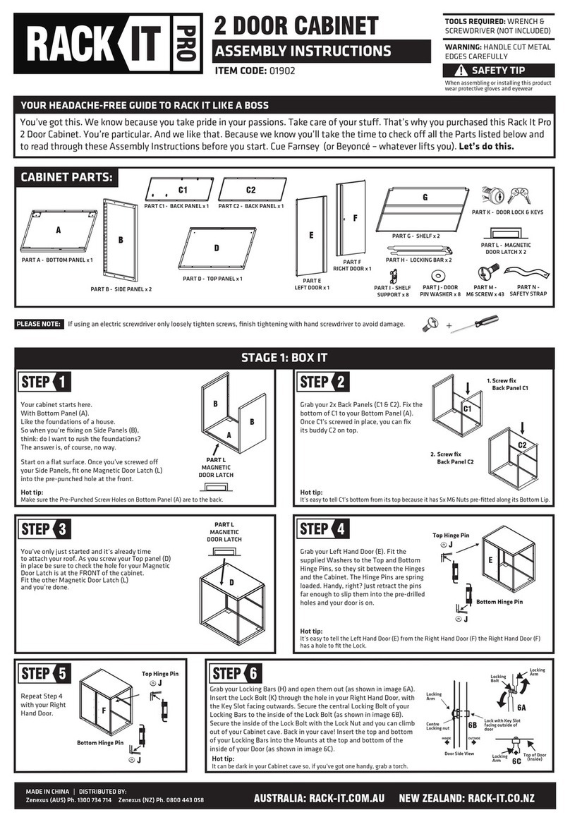 RACK IT PRO 01902 Assembly instructions RACK IT PRO 01902 Assembly instructions
