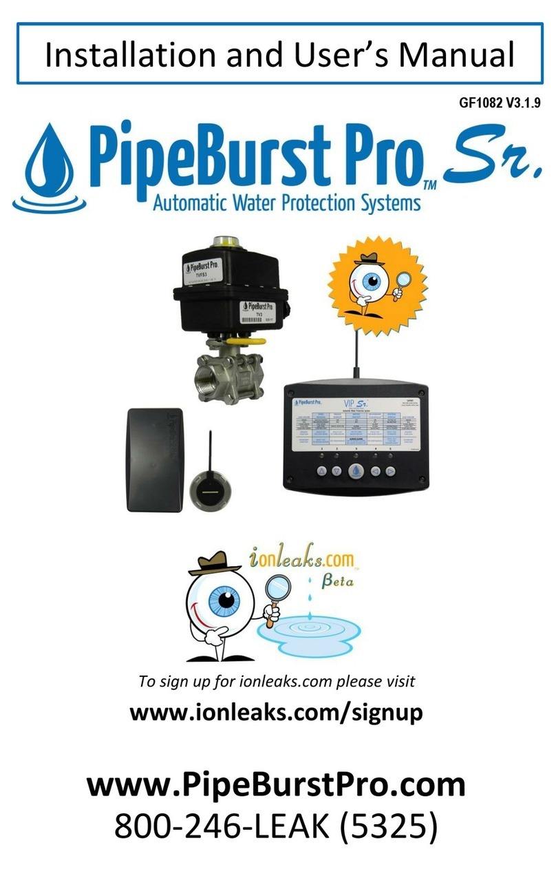 PipeBurst Pro SR User manual
