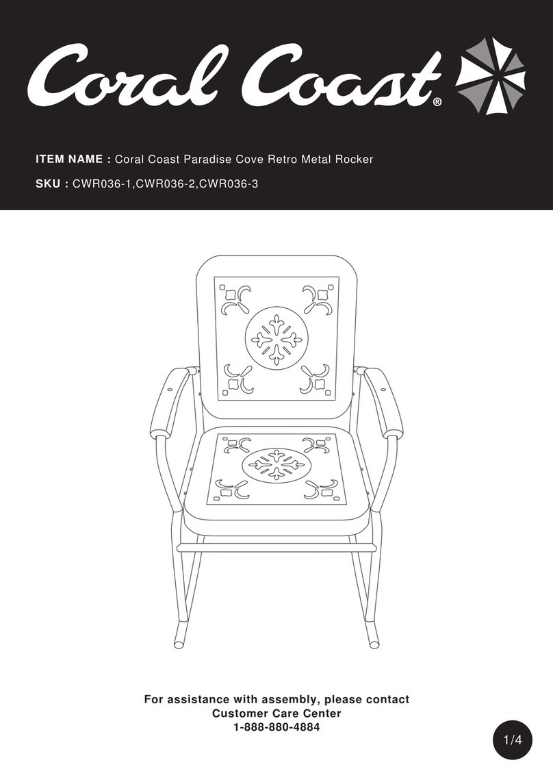 Coral Coast CWR036-1 quick start guide