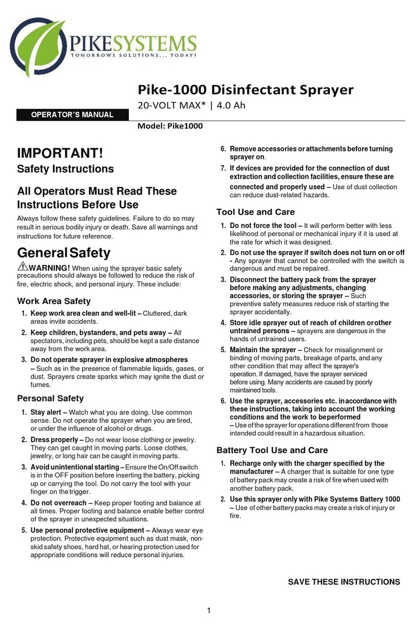 PikeSystems Pike-1000 Operator's manual