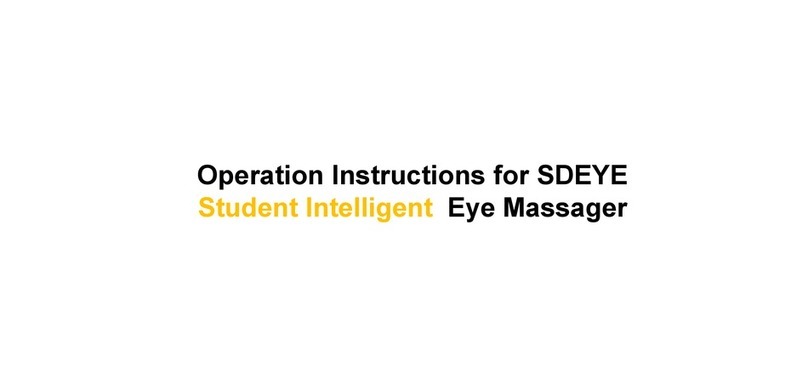 SDEYE Student Intelligent Eye Massager Operation instructions