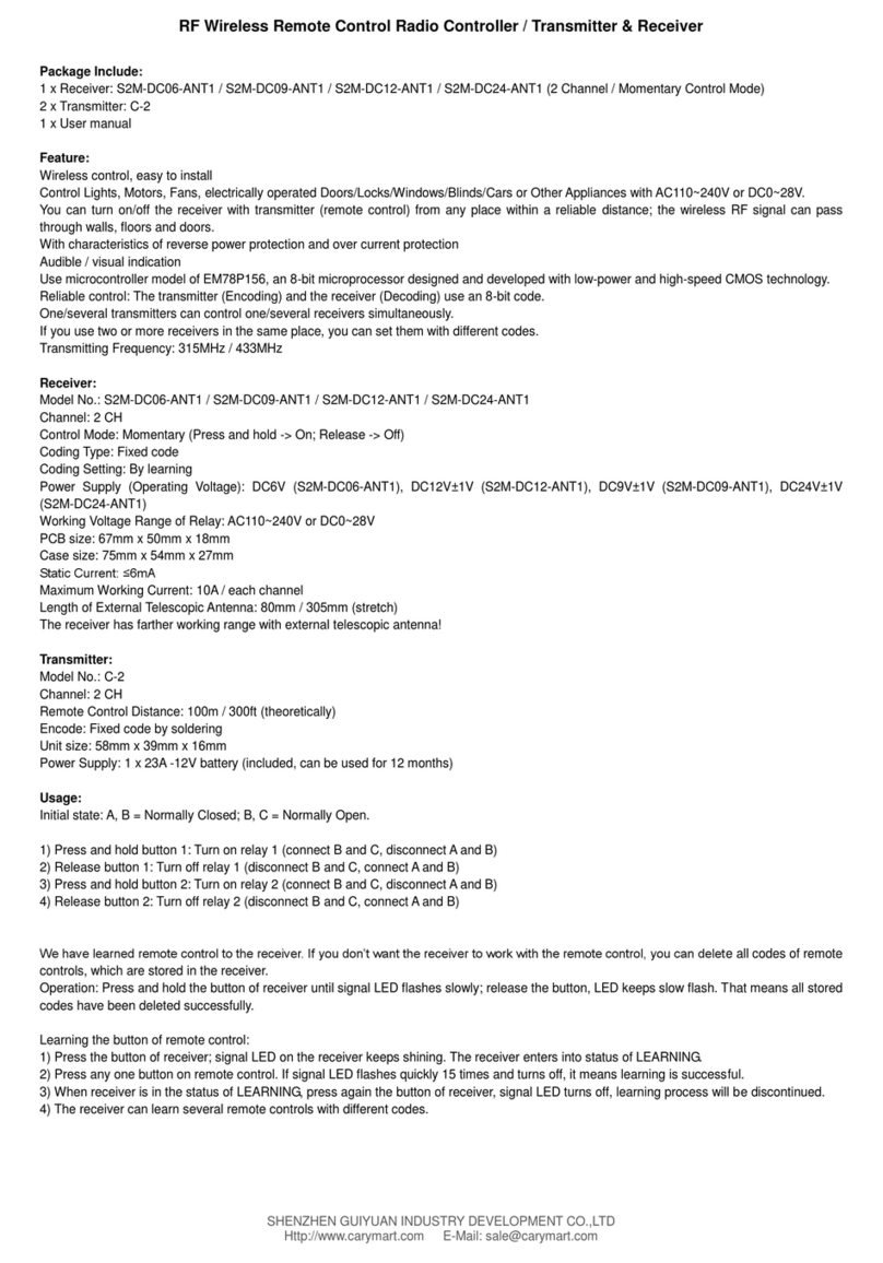 SHENZHEN GUIYUAN INDUSTRY DEVELOPMENT S2M-DC06-ANT1 User manual