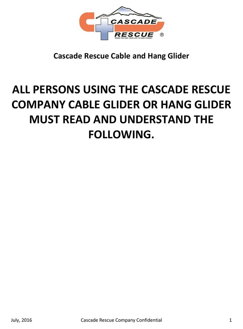 Cascade Rescue Cable Glider manual