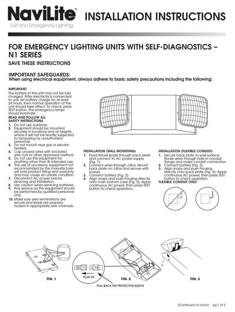 NaviLite N1 Series installation instructions NaviLite N1 Series installation instructions