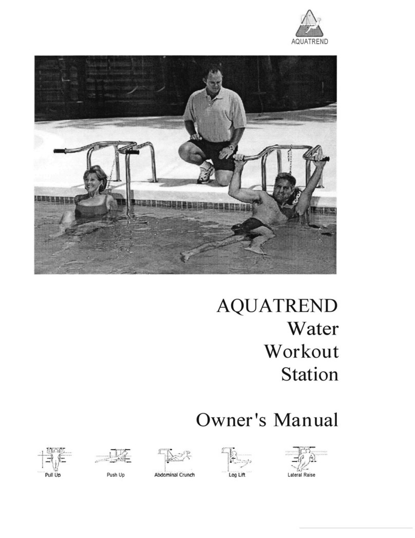 AQUATREND Water Workout Station owner's manual AQUATREND Water Workout Station owner's manual
