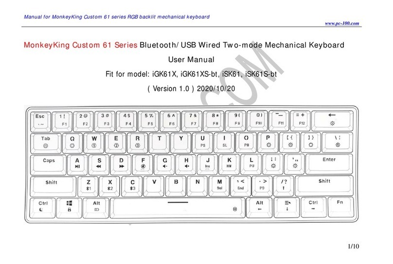 MonkeyKing Custom 61 Series user manual