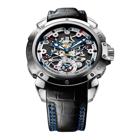 Pierre DeRoche Royal Retro GMT 1/2 HOUR operating instructions Pierre DeRoche Royal Retro GMT 1/2 HOUR operating instructions