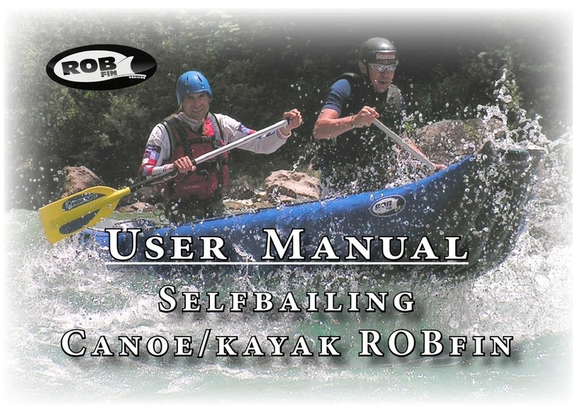 ROBfin Selfbailing Canoe User manual