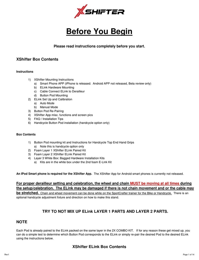 XSHIFTER ELink manual