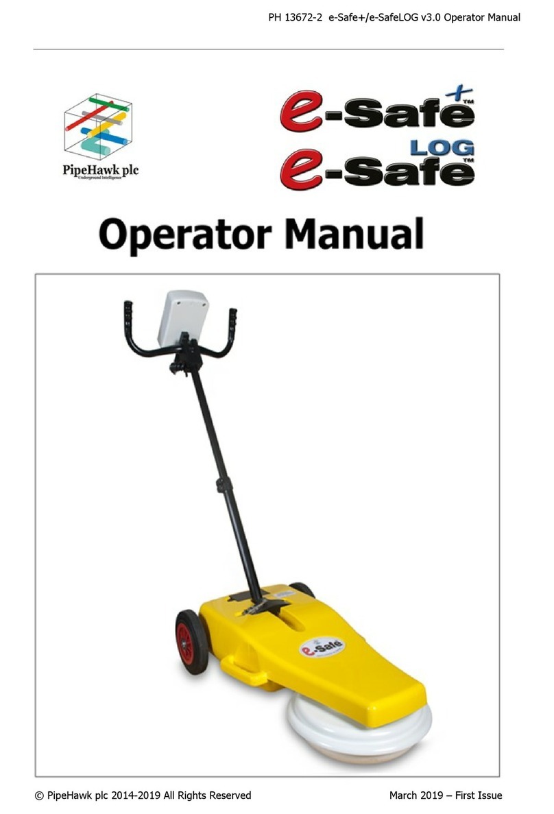 PipeHawk E-Safe + Operator's manual