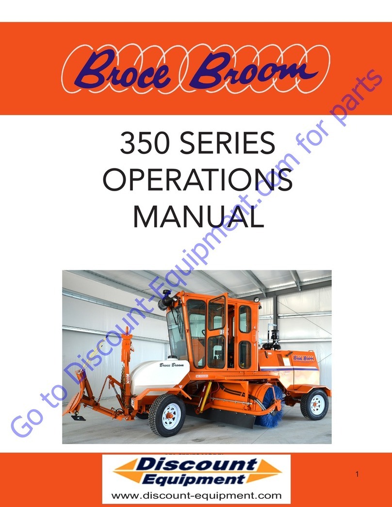 Broce Broom 350 Series Operation manual