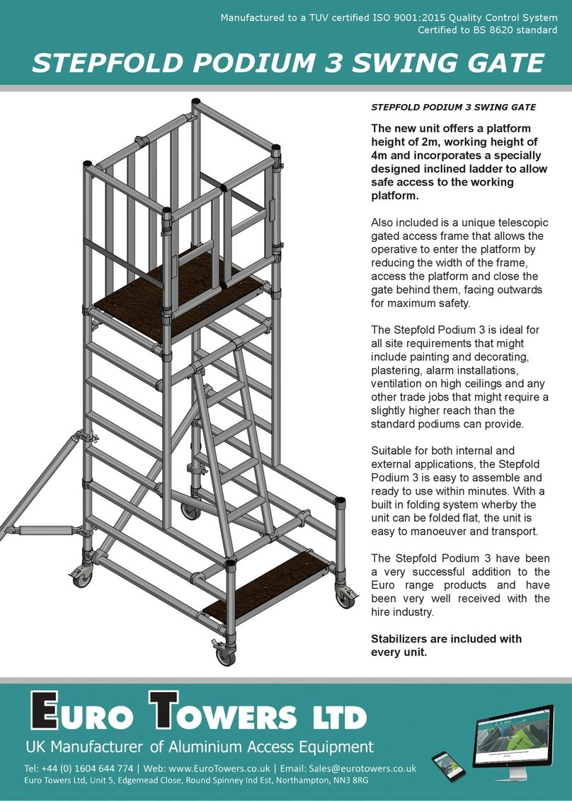 Euro Towers Podium 3 manual