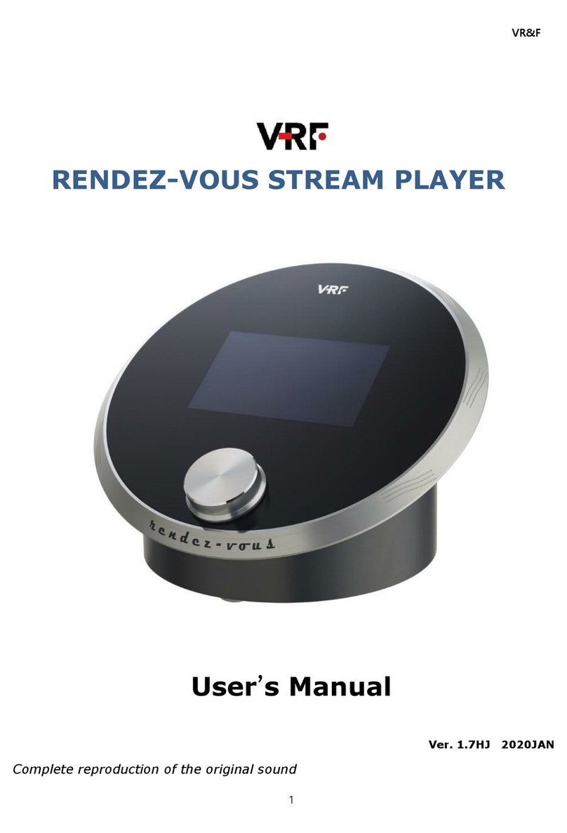 VR&F RENDEZ-VOUS user manual
