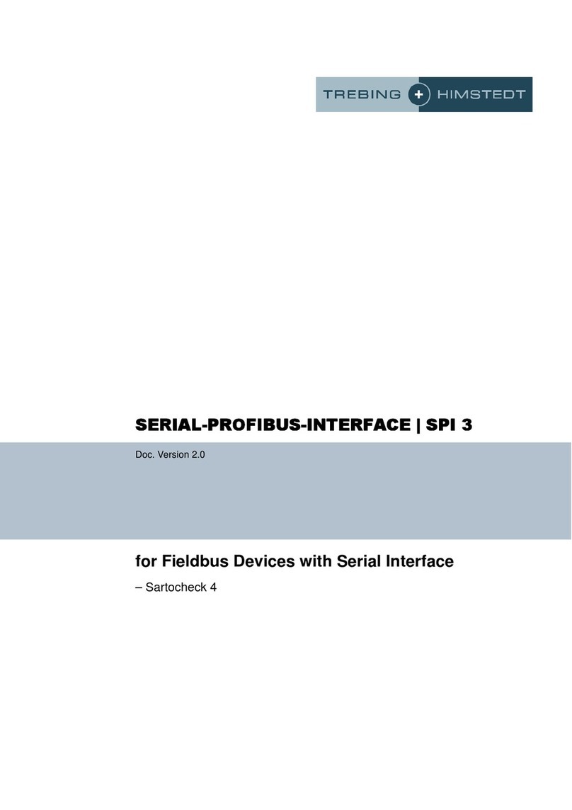TREBING + HIMSTEDT SPI 3 User manual