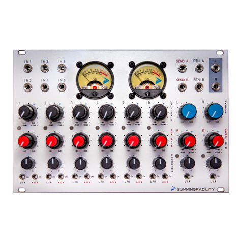 Audio Gear Obsession SUMMINGFACILITY user manual