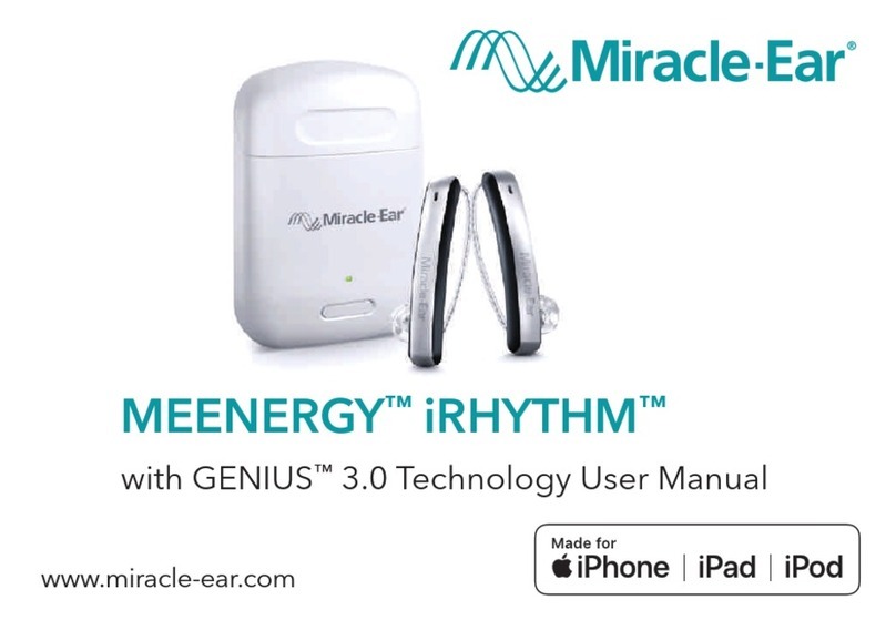 Miracle-Ear MEENERGY iRHYTHM user manual