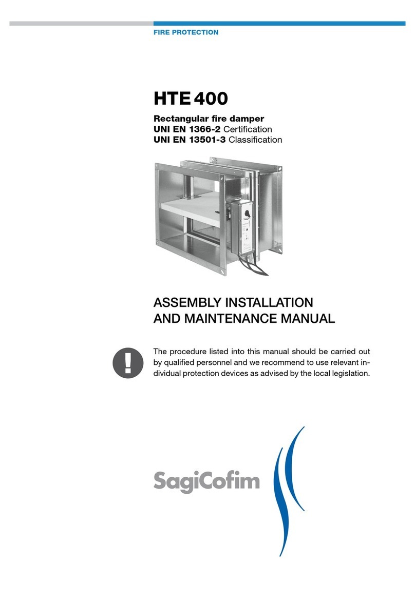 SagiCofim HTE 400 Installer manual