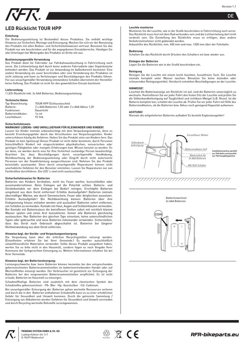 RFR TOUR CMPT quick guide