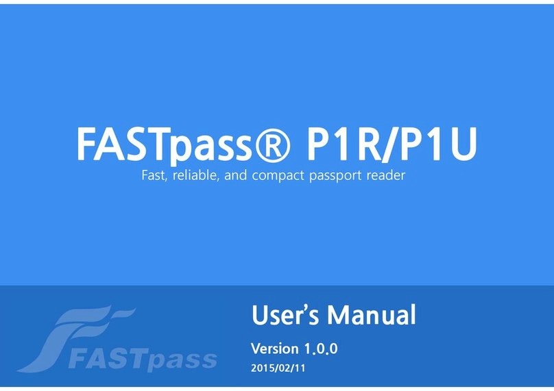FASTpass P1R User manual