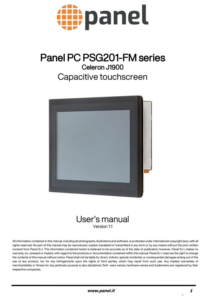 panel PSG201-FM Series User manual