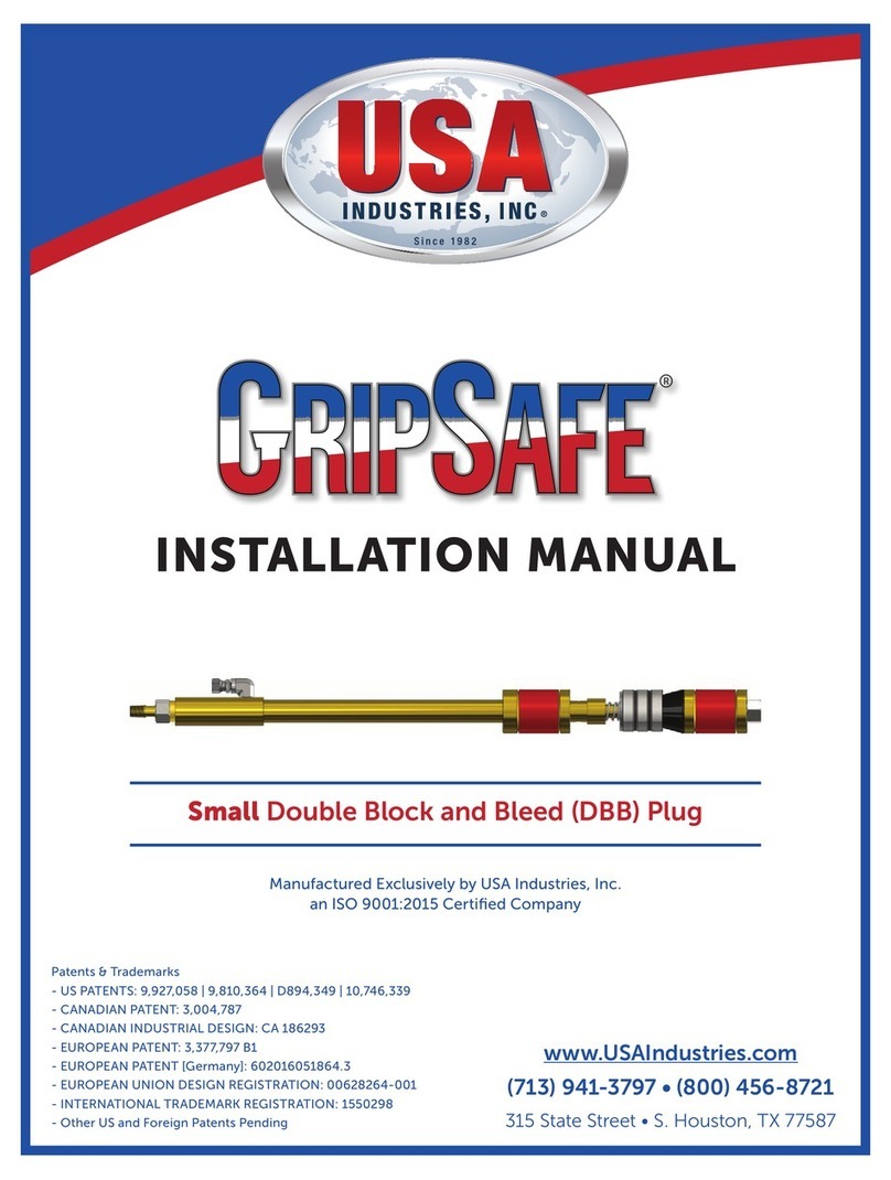 USA Industries GRIPSAFE Series installation manual