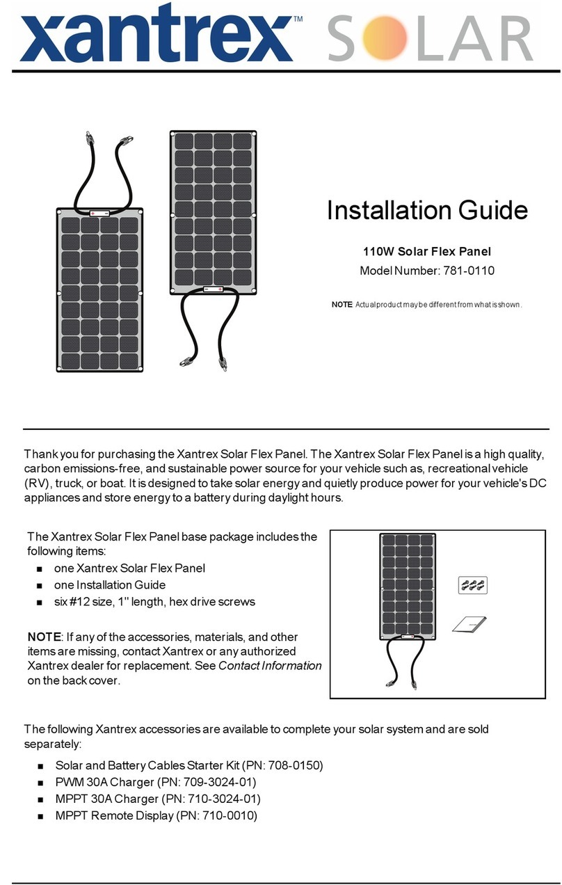 Xantrex 781-0110 User manual