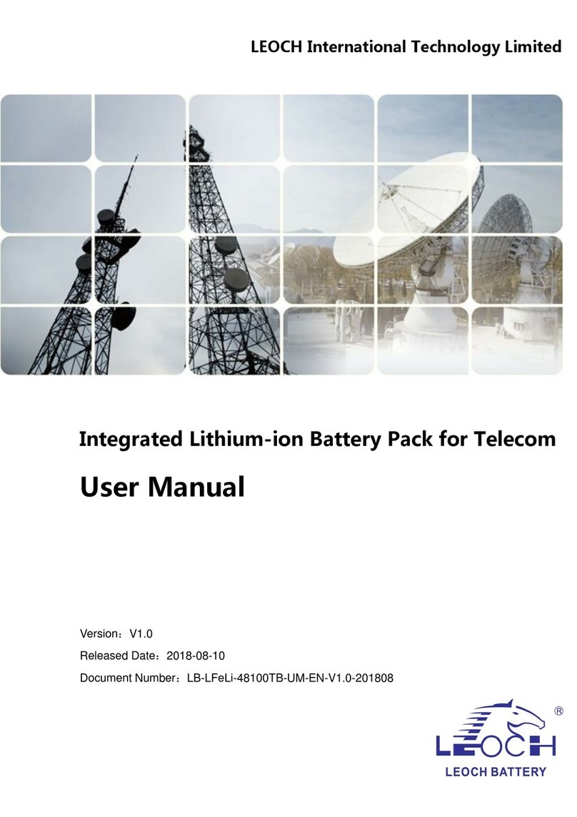 LEOCH LFeLi-48 Series user manual