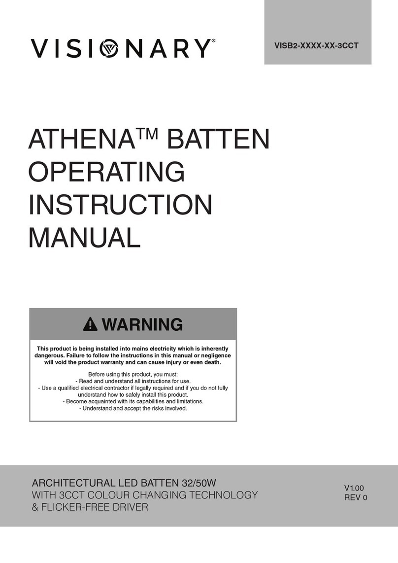Visionary VISB2-3CCT Series Instruction Manual