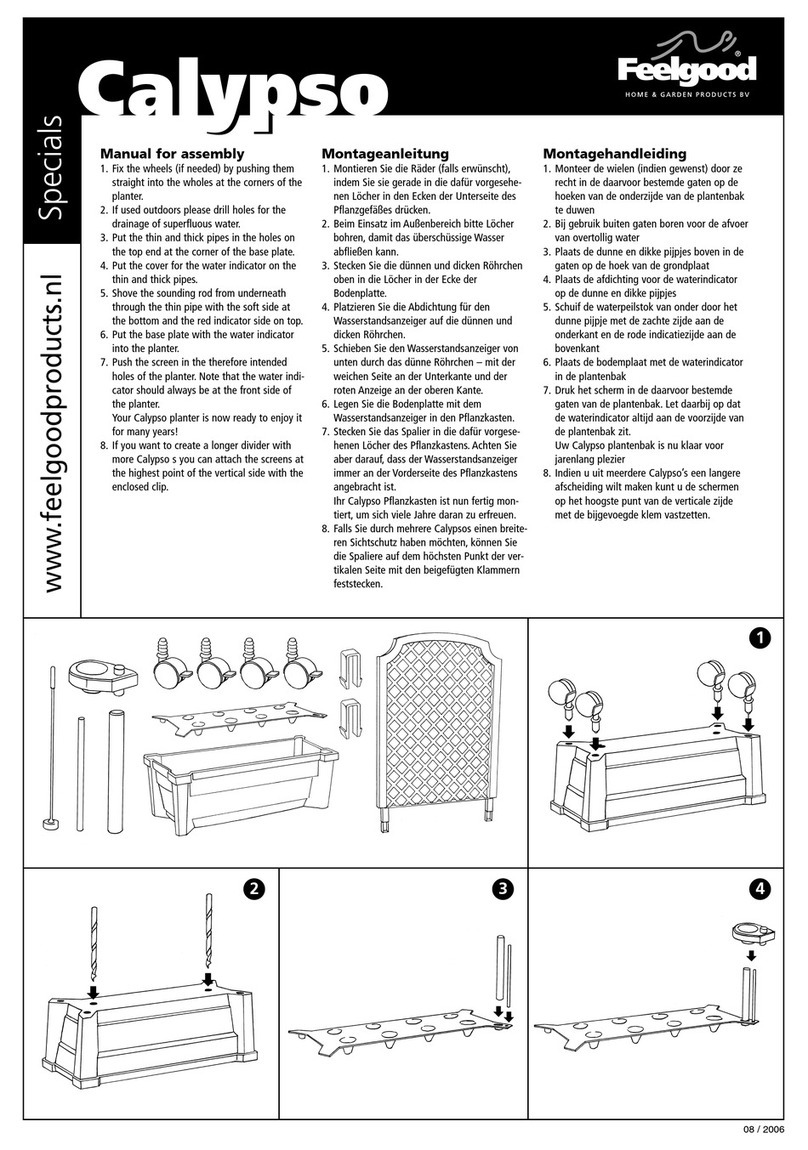 Feelgood Specials Calypso Manual For Assembly