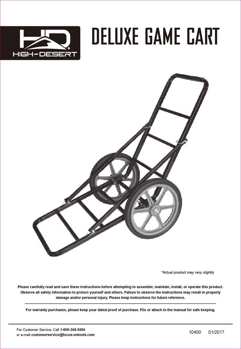 High-Desert DELUXE GAME CART manual