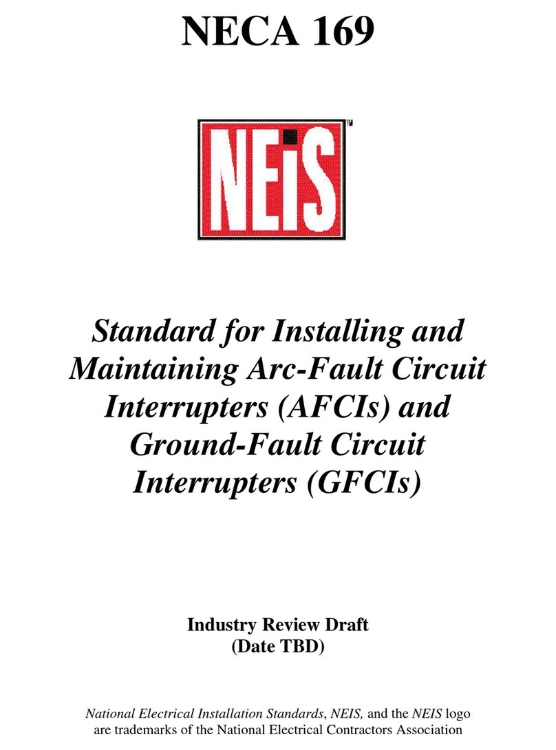 Neis NECA 169 Installing and maintaining Neis NECA 169 Installing and maintaining