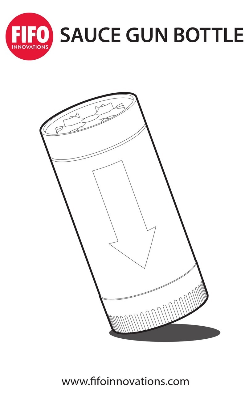 FIFO Innovations SAUCE GUN BOTTLE User manual