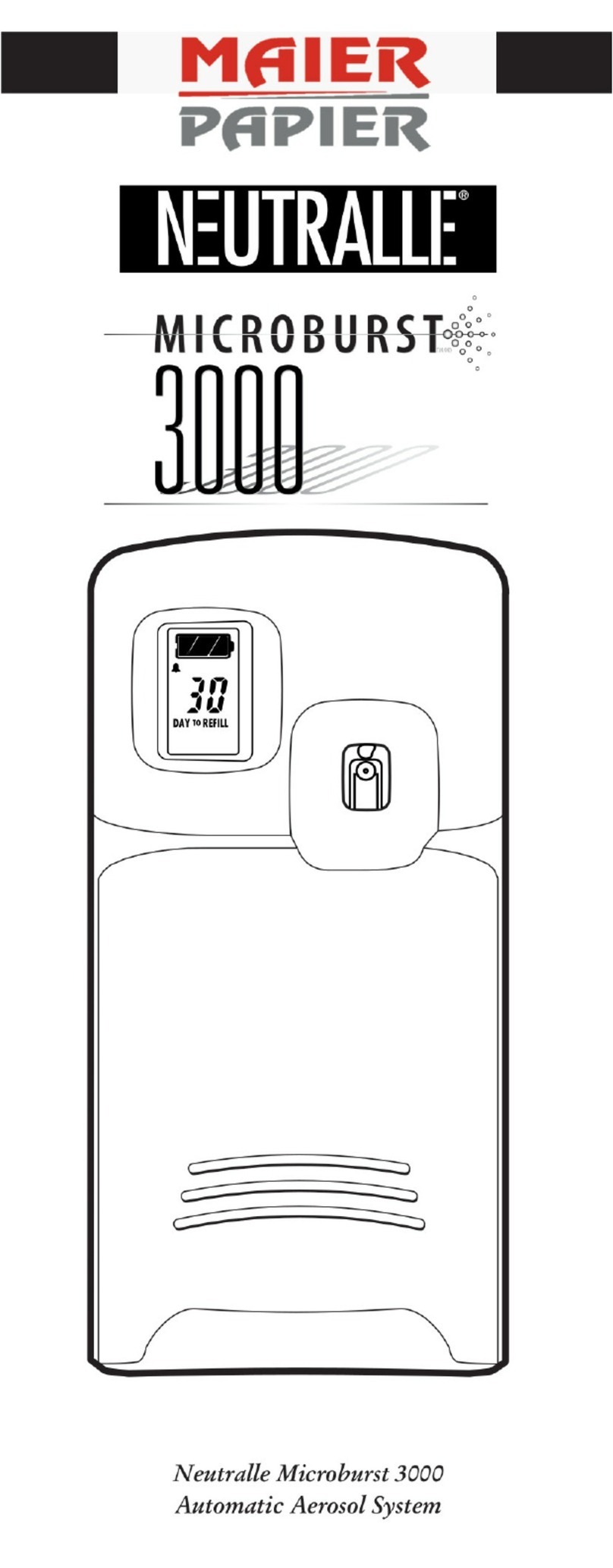 MAIER-PAPIER NEUTRALLE MICROBURST 3000 manual