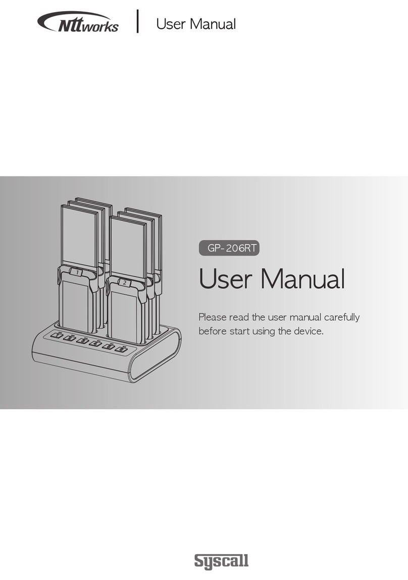 Syscall Nttworks GP-206RT user manual