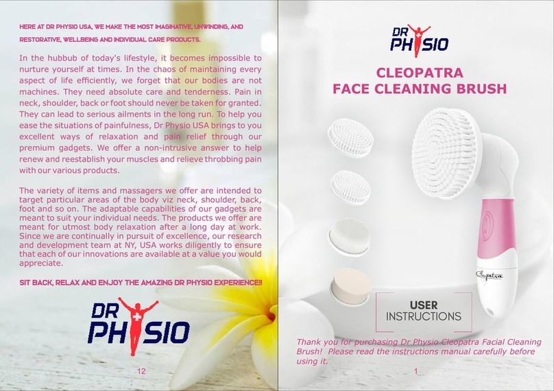 DR PHYSIO CLEOPATRA User instructions