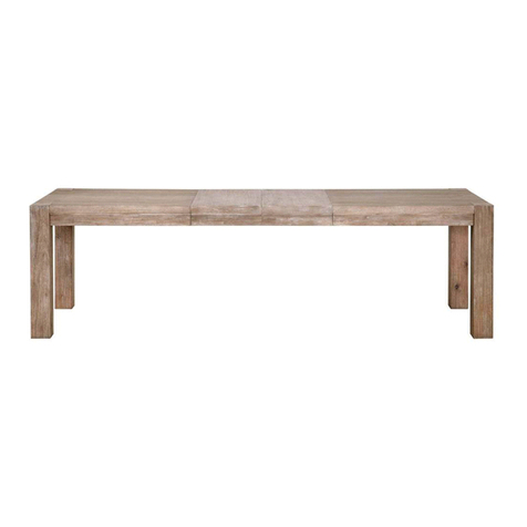 Essentials For Living ADLER EXT DINING TABLE 6129.NG User manual Essentials For Living ADLER EXT DINING TABLE 6129.NG User manual