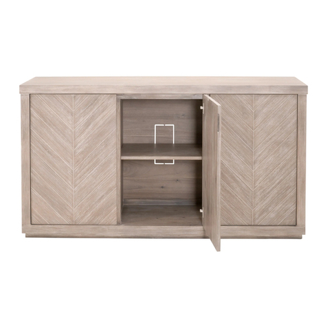Essentials For Living ADLER SIDEBOARD WITH WOOD TOP 6130.NG User manual
