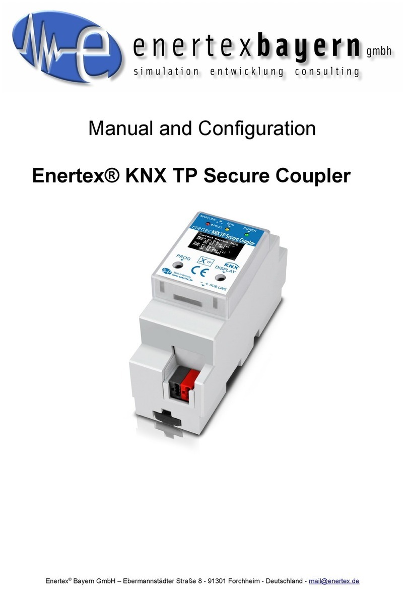 enertexbayern Enertex KNX TP Secure Coupler Manual and Configuration enertexbayern Enertex KNX TP Secure Coupler Manual and Configuration