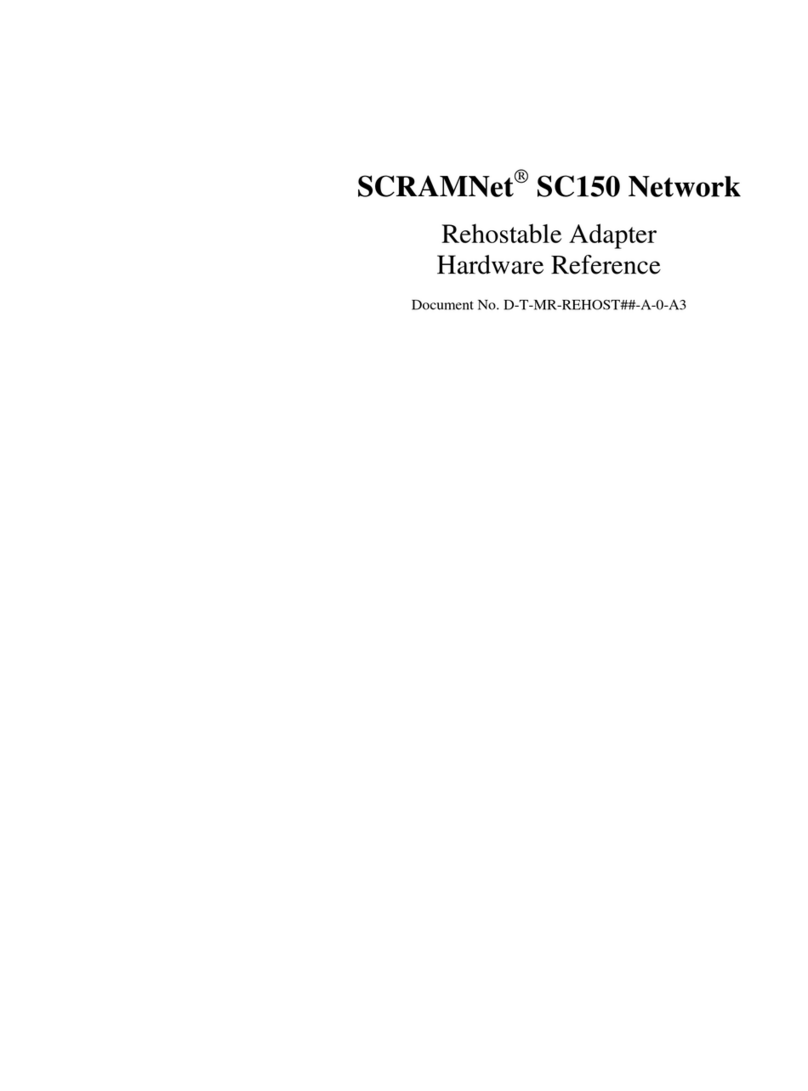 Systran SCRAMNet SC150 Hardware reference