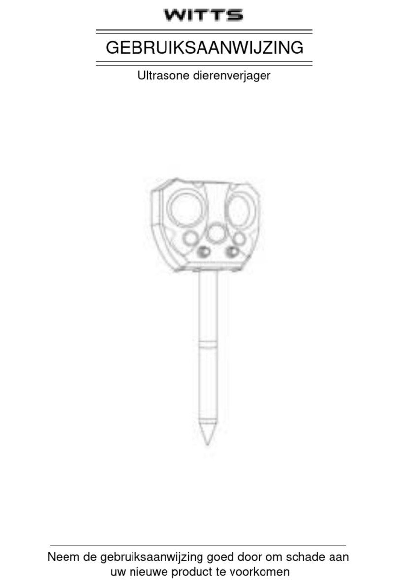 WITTS Ultrasonic animal repellent user manual