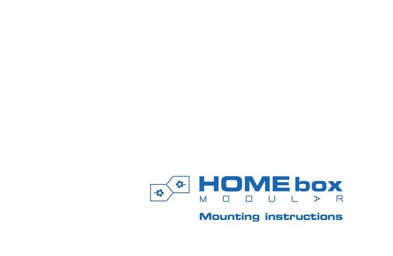 EastSide Impex Homebox Modular Mounting instructions