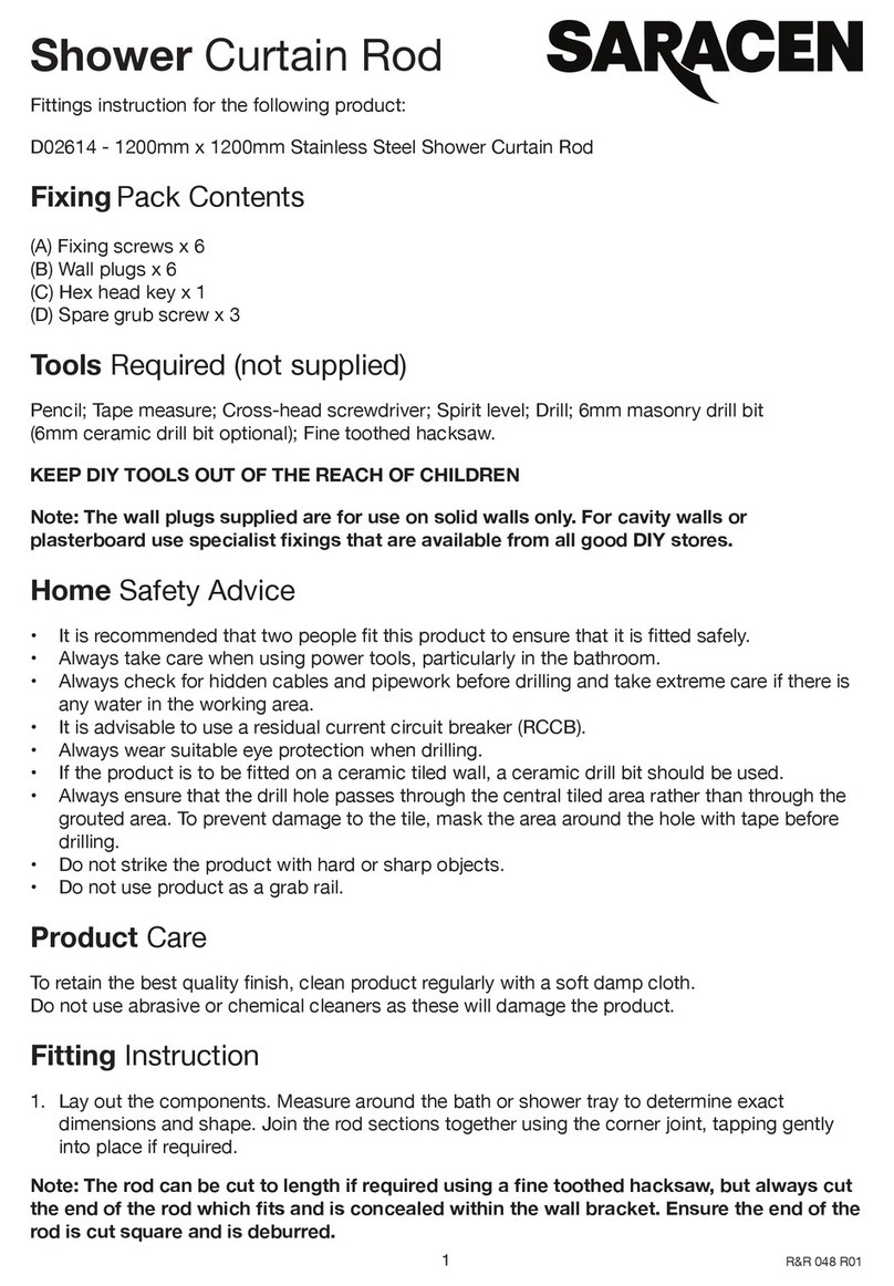 Saracen D02614 Fitting instructions