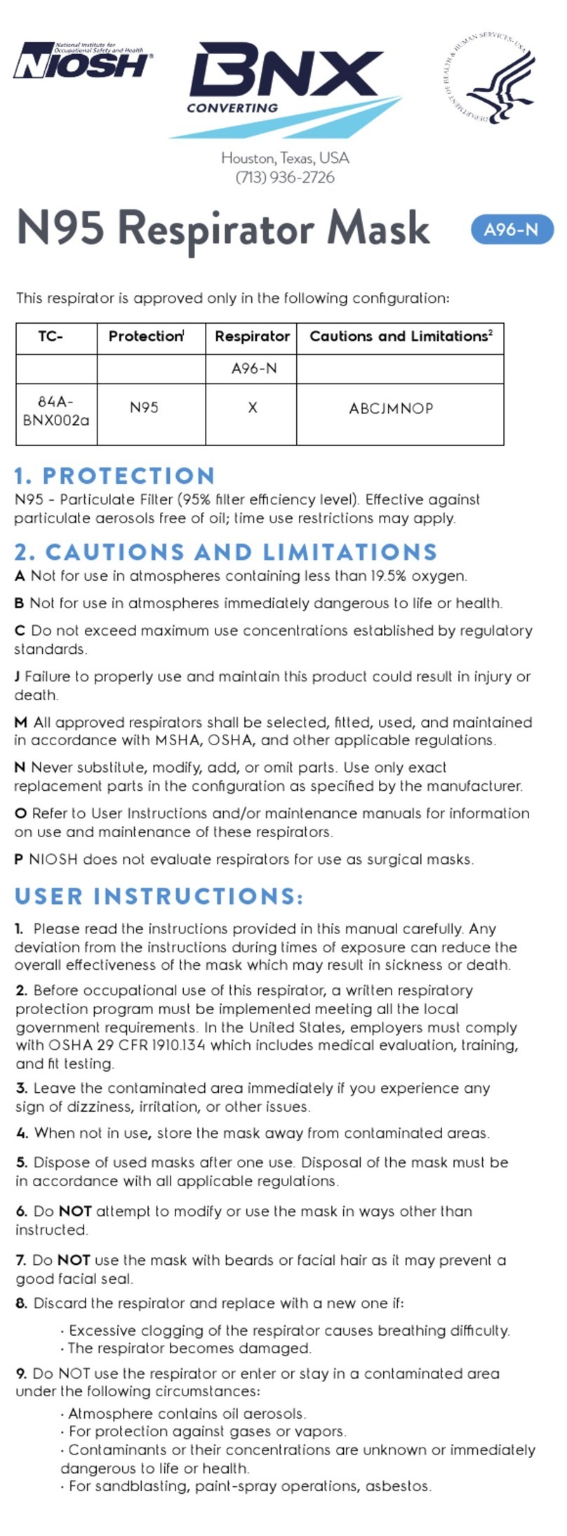 BNX A96-N Guide
