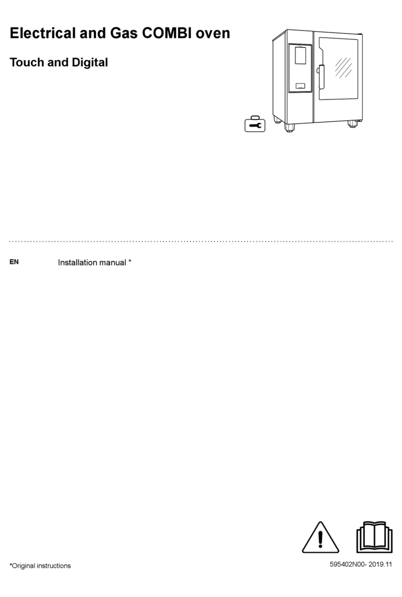 Electrolux Professional Combi TOUCH 6 GN 1/1 installation manual