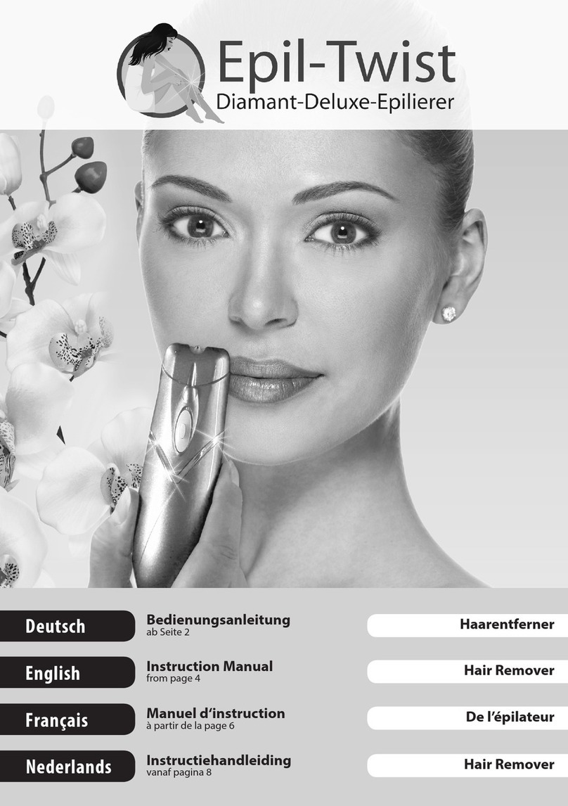 Epil-Twist Diamond Deluxe instruction manual