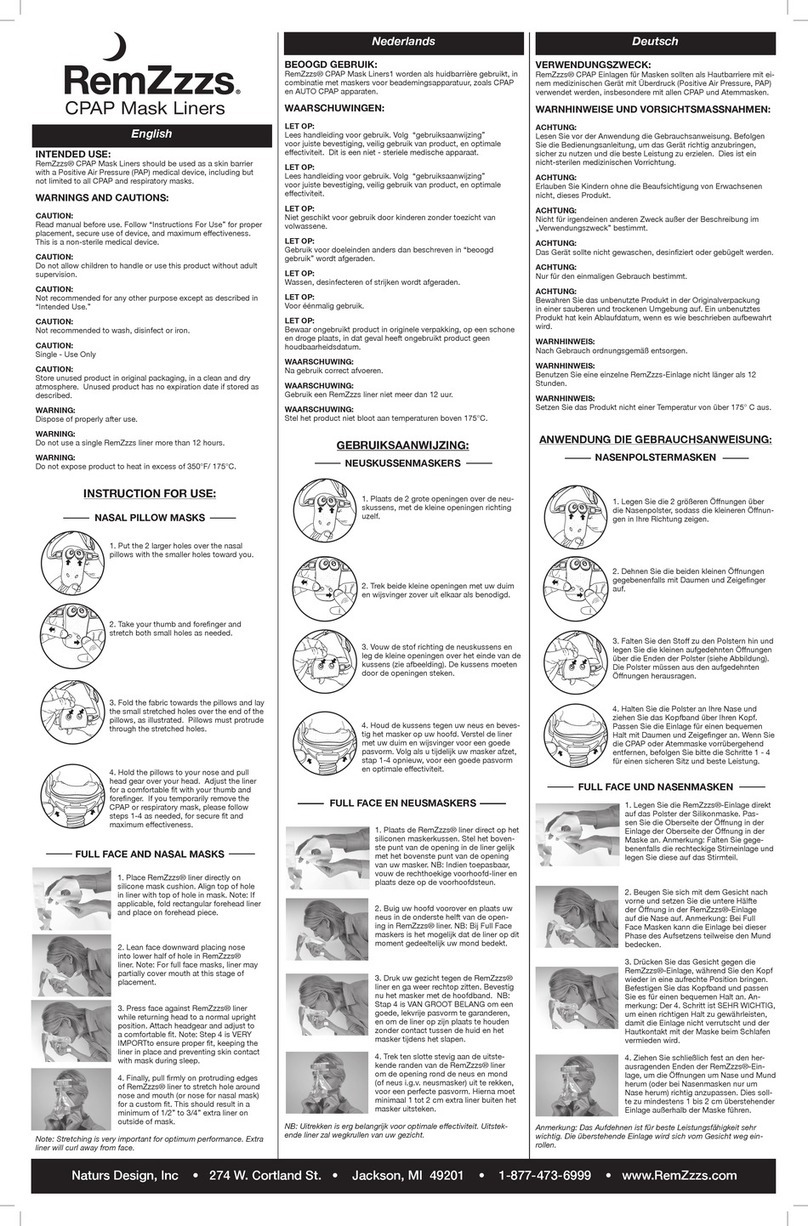 Naturs Design RemZzzs manual