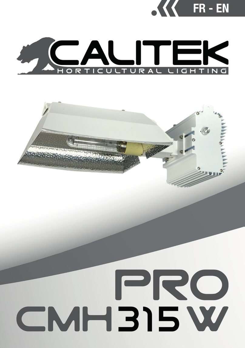 CALITEK Pro CMH 315W manual